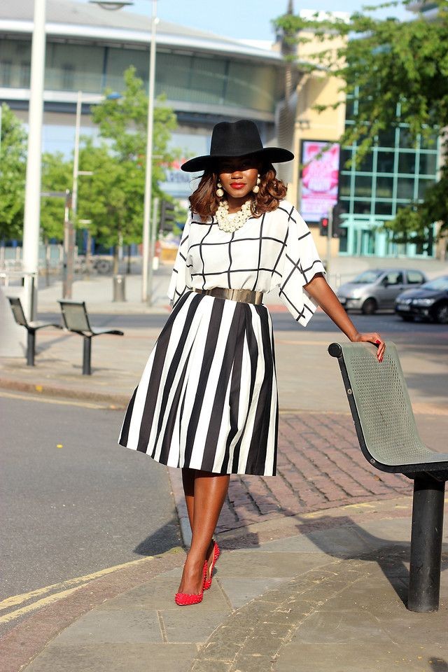 Black Women Fashion: How To Style STRIPES